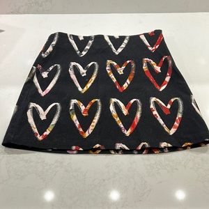 Desigual heart mini skirt
